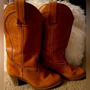 Vintage Dex Leather Cowboy Boots